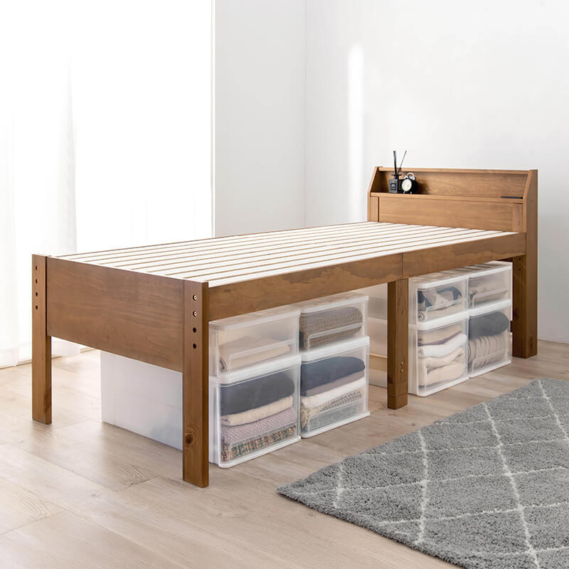 S/SD] 高さ3段階調整すのこベッド | すのこベッド | おしゃれな家具