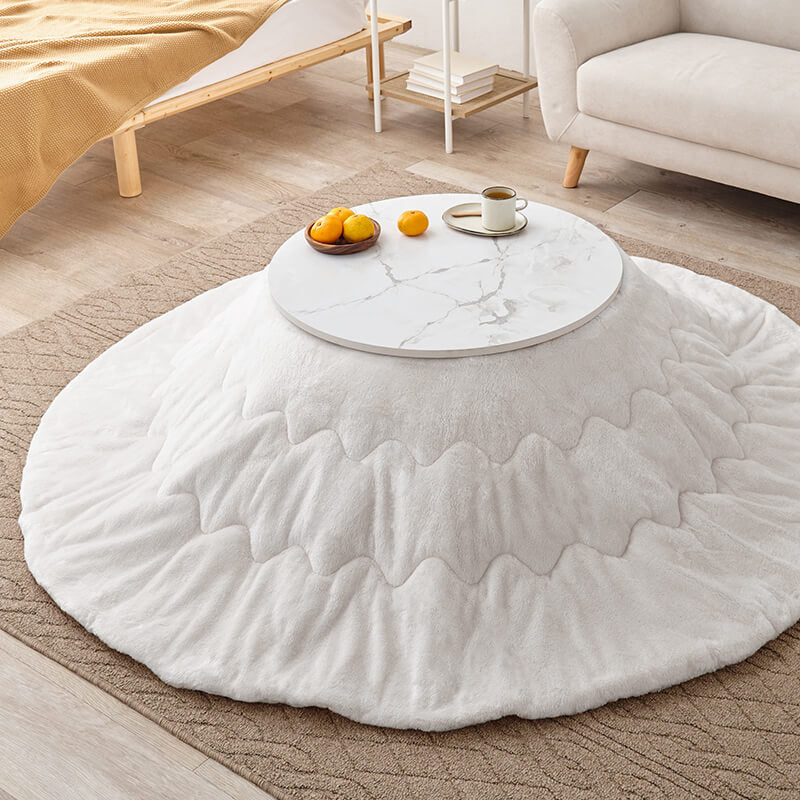 [直径68][単品/セット] 円形こたつ Aina+Luna/moku moku/メレンゲ