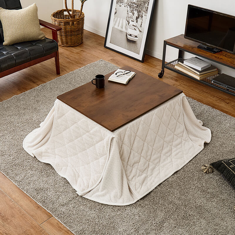 古木調こたつ 高さ2段階調節可能 [幅75][単品/セット] Altena+poka