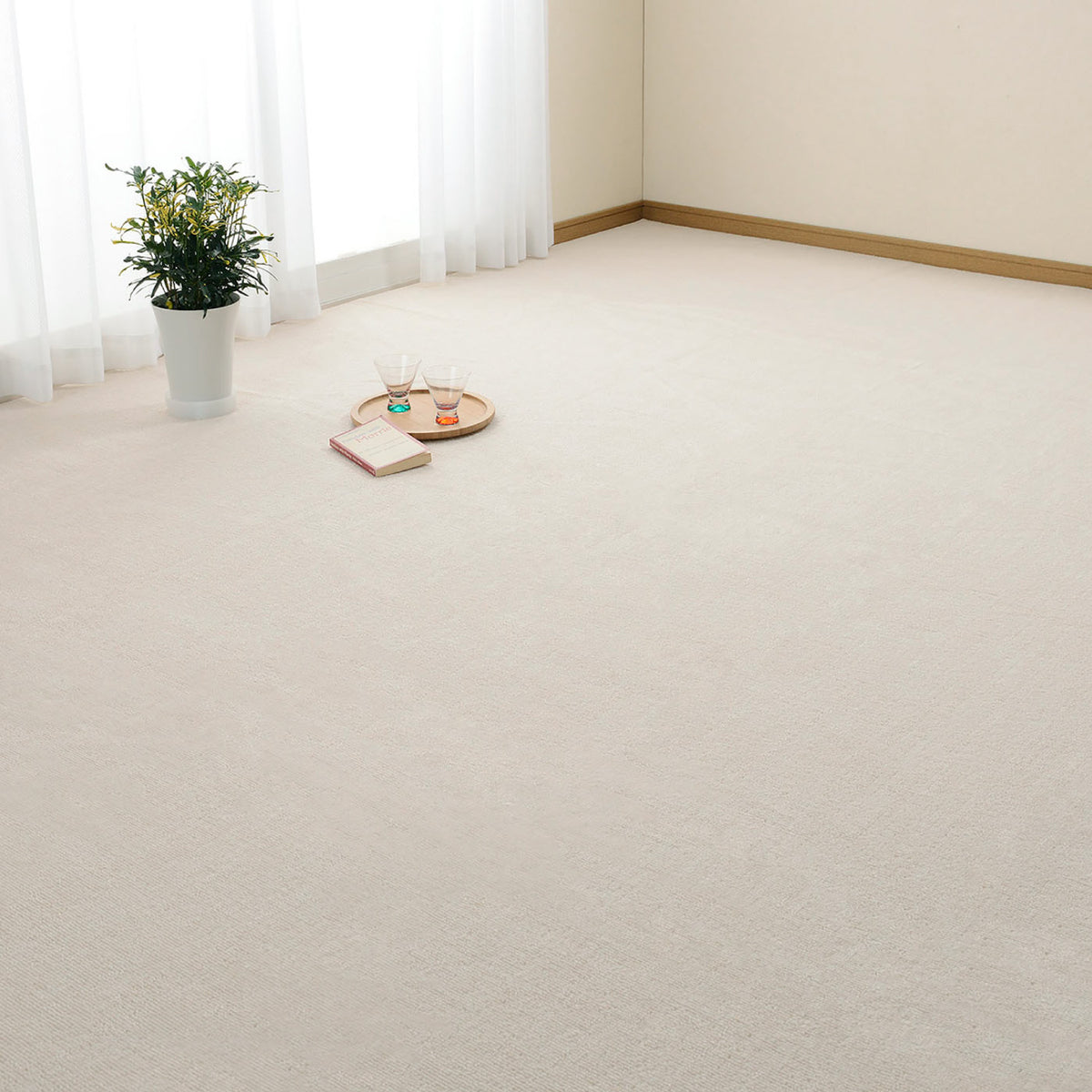 [江戸間][2～10畳] カーペット 抗菌 カットできる ミーテ