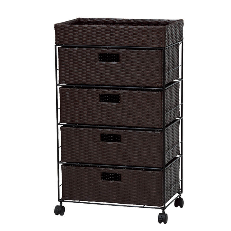 [幅30.5/40.5/50.5/60.5] ラタン調ランドリーチェスト ノーマルサイズ SMOOTH