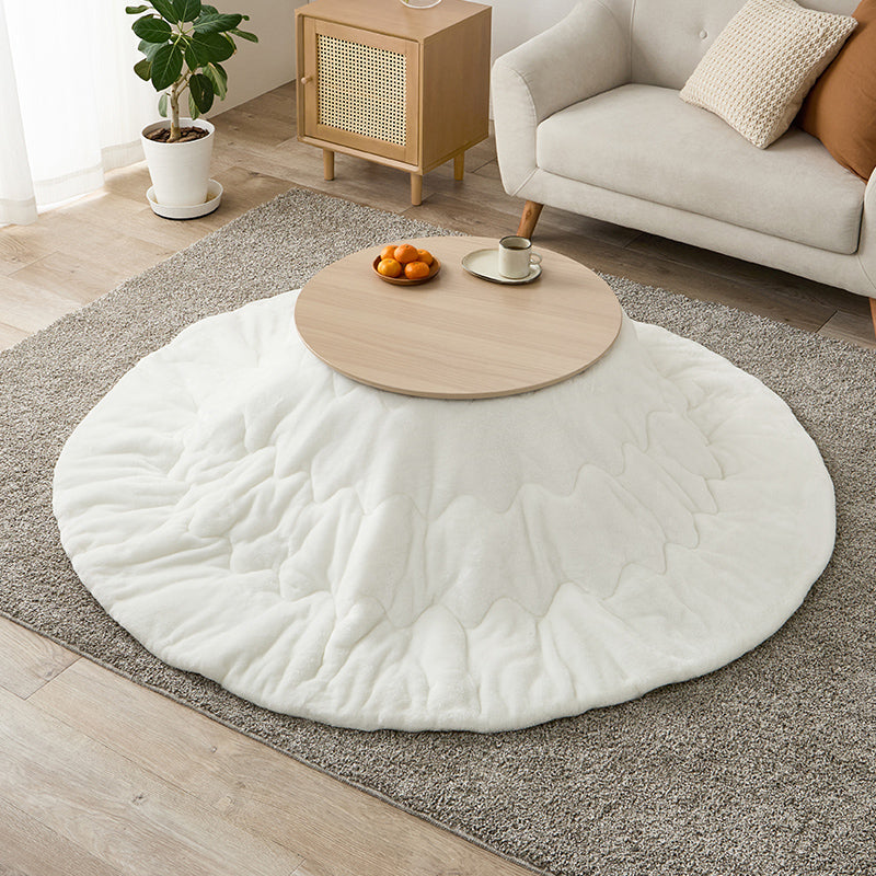 【新商品】[直径68][単品/セット] 折りたたみ円形こたつ Burana+Luna/moku moku/メレンゲ
