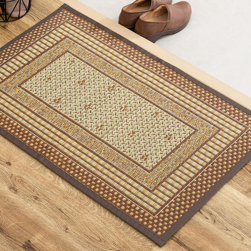 日本製 い草 玄関マット エルモード 【 60×90cm〜87×180cm 】国産 大判