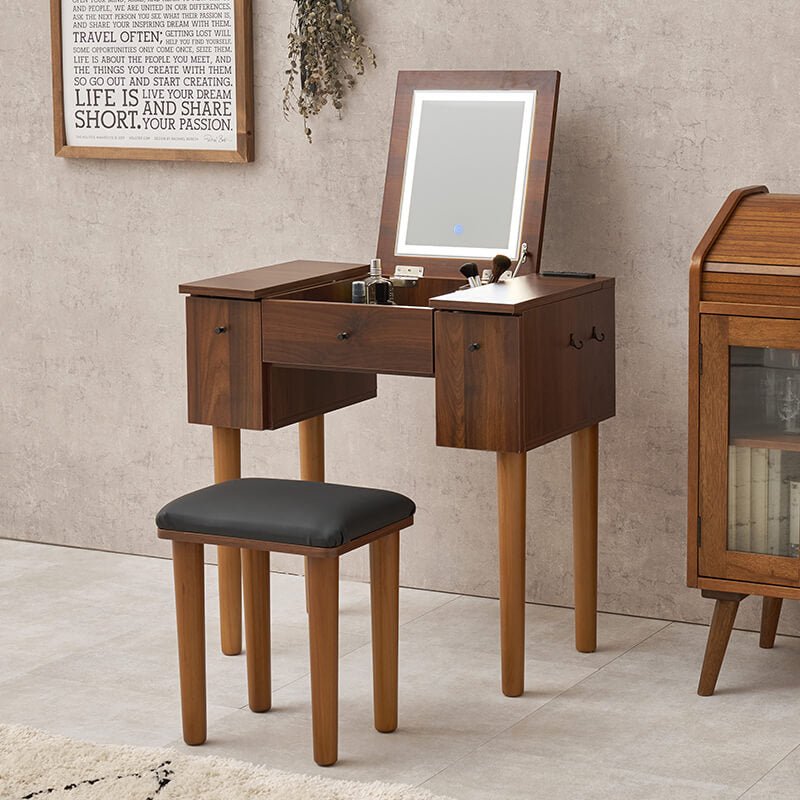 ドレッサーデスク [幅67][ライトあり/ライトなし] More | おしゃれな