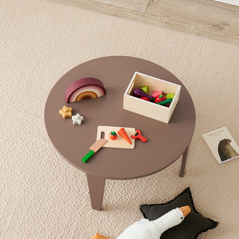 [2size] 8色から選べる折りたたみ円形テーブル couleur