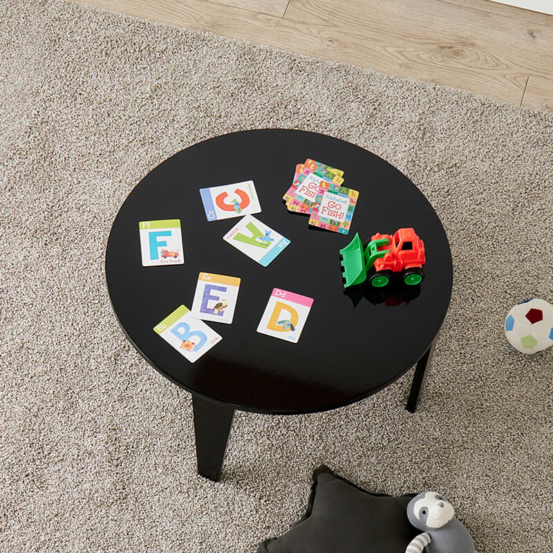 [2size] 8色から選べる折りたたみ円形テーブル couleur