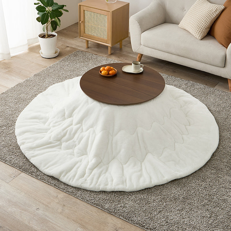 【新商品】[直径68][単品/セット] 折りたたみ円形こたつ Burana+Luna/moku moku/メレンゲ
