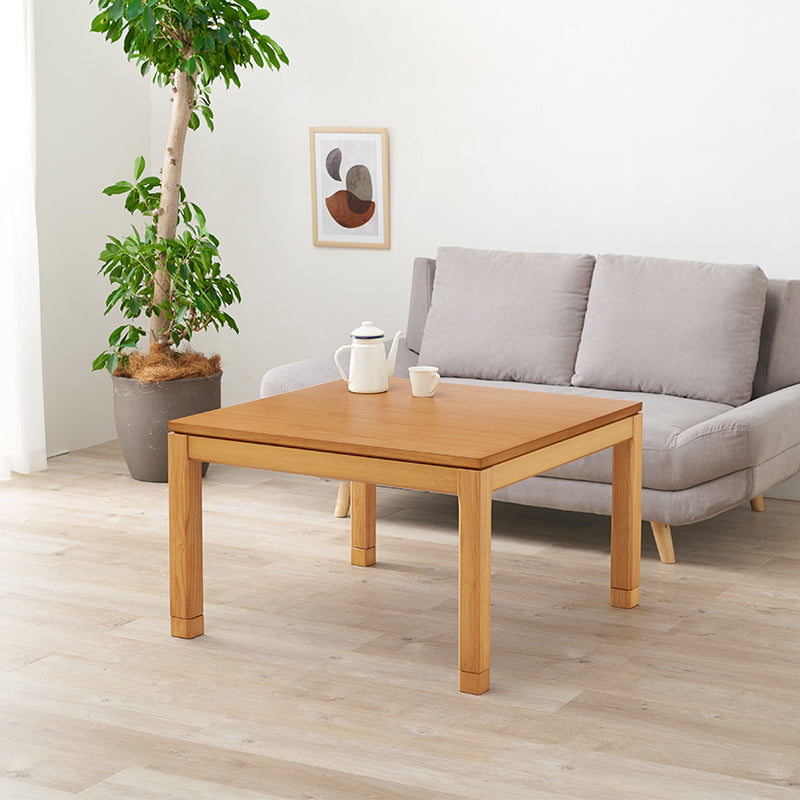 こたつテーブル 高さ2段階調節可能 正方形 [90×90×51][単品] 趣