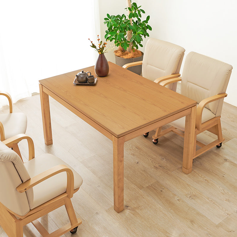 こたつテーブル 高さ2段階調節可能 長方形 [120×80×64][単品] 趣