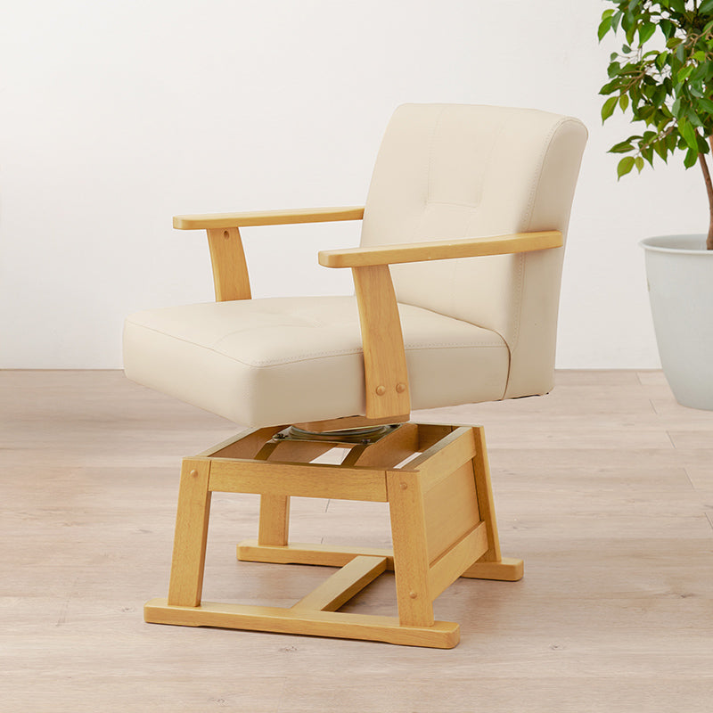 [幅56][1脚] ダイニングこたつ用 回転チェア Minka