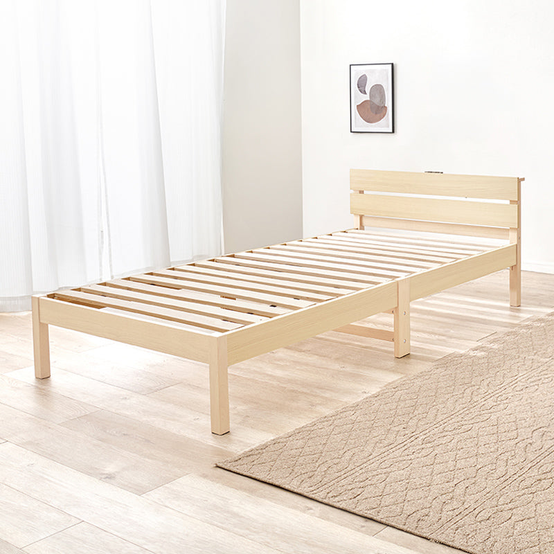 [シングル] 3分で組立できるすのこベッド NEJILESS light（フレーム単品orマットレスセット）