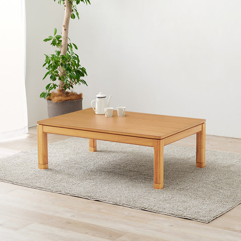 こたつテーブル 高さ2段階調節可能 長方形 [120×80×38][単品] 趣（ロー