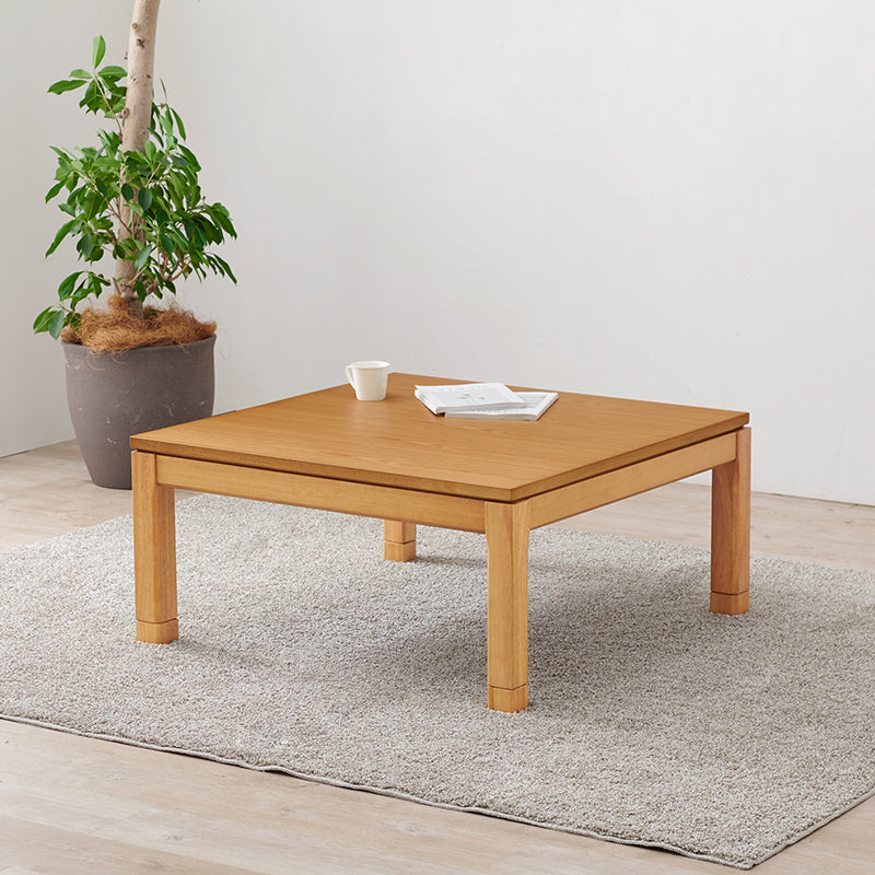 こたつテーブル 高さ2段階調節可能 正方形 [90×90×38][単品] 趣（ロー