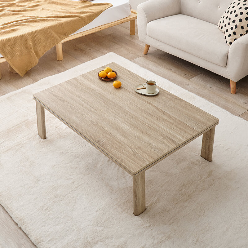 [幅105][単品/セット] 折りたたみ長方形こたつ Cube+Luna/POKA/メレンゲ