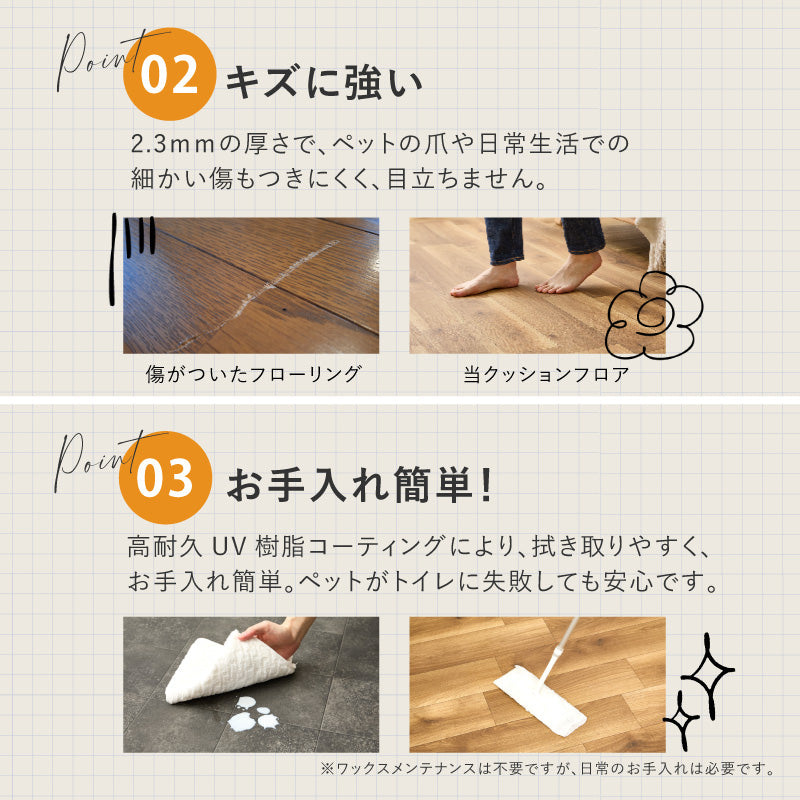 【新商品】[4サイズ] ペット向け クッションフロア ラグ 防炎 抗菌 防カビ 抗ウイルス 日本製