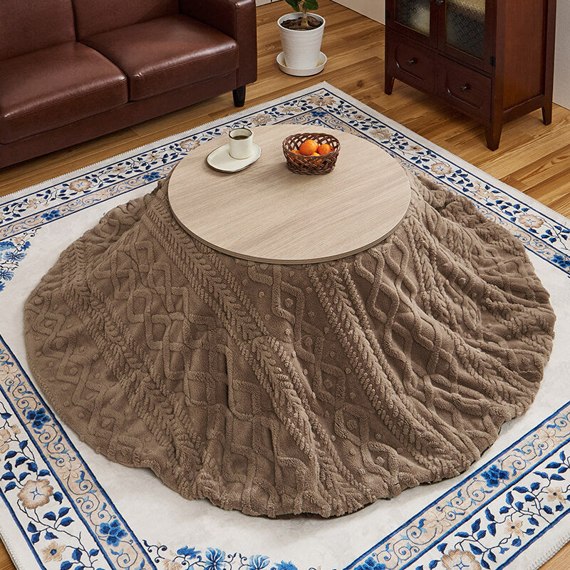 [直径68][単品/セット] 円形こたつ Aina+Luna/moku moku/メレンゲ