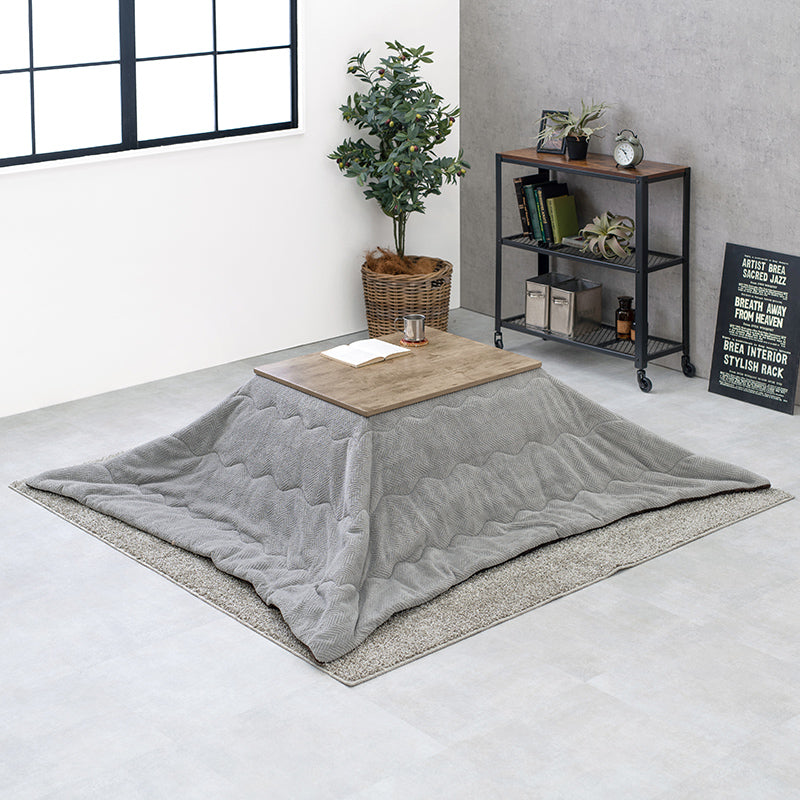 [幅75][単品/セット] 古木調こたつ 高さ2段階調節可能 Altena+Bique/Snow