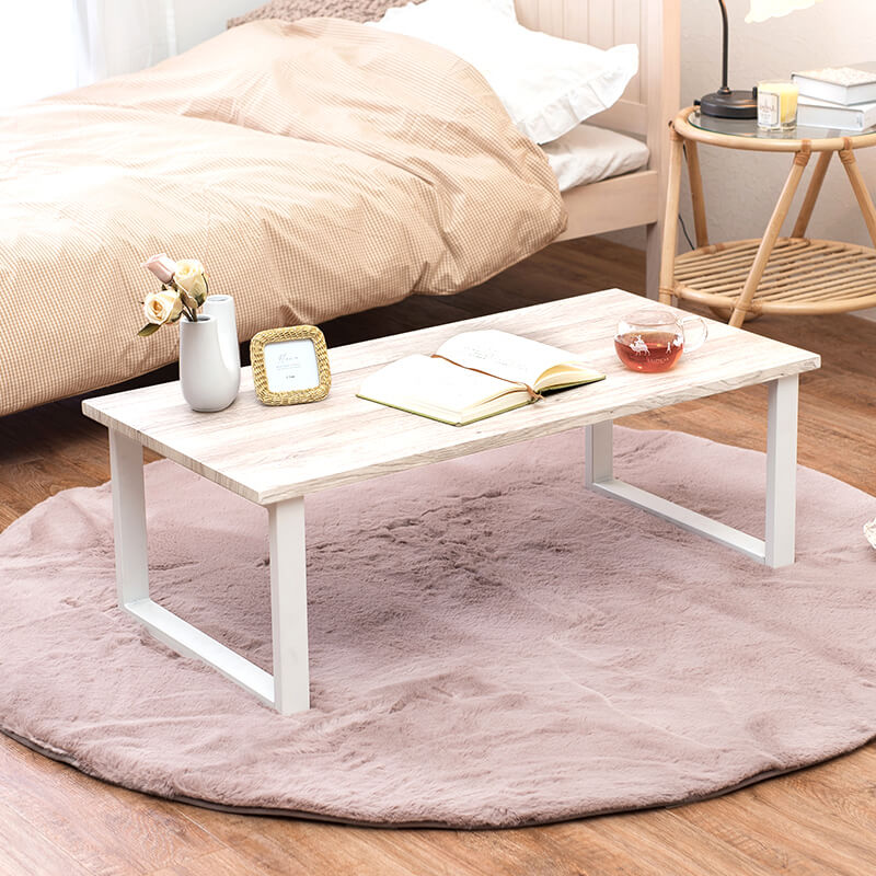 [幅90][台形脚/四角脚] デザインが選べるローテーブル LEG