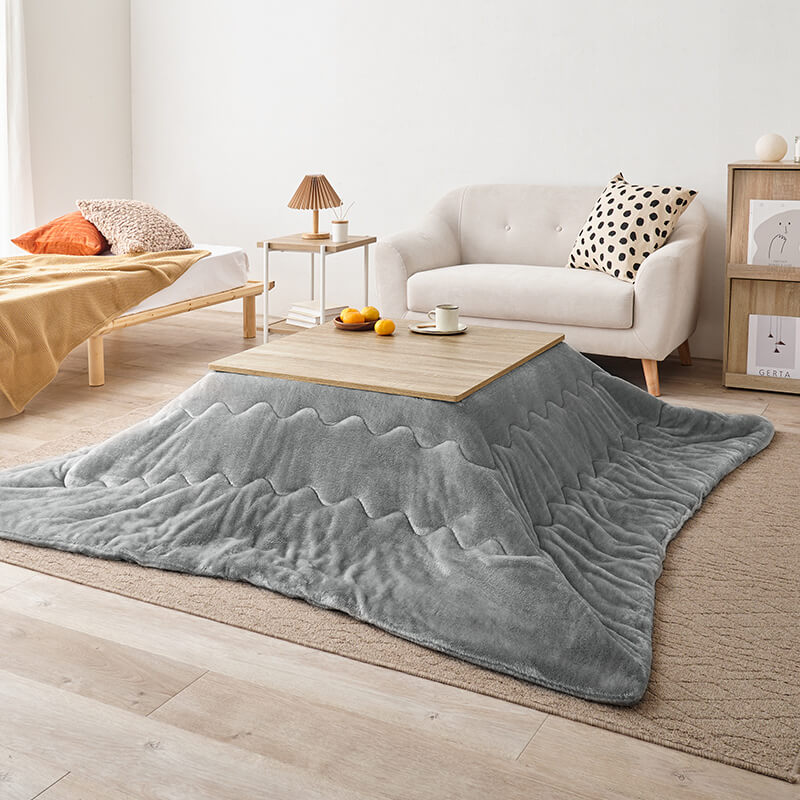 折りたたみ正方形こたつ [幅75][単品/セット] Cube+Luna/POKA