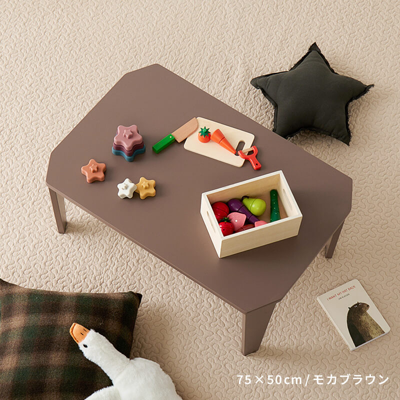 [5size] 8色から選べる折りたたみテーブル couleur