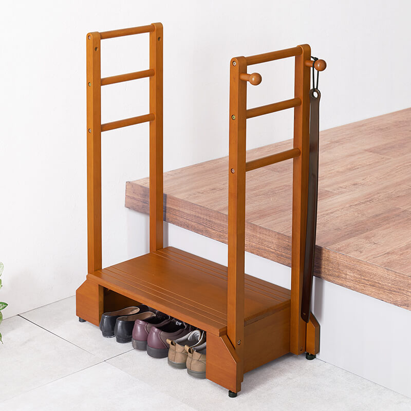 玄関踏み台 両手タイプ [幅70/76.5/100][ロー/ハイ] | おしゃれな家具