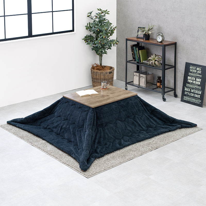 [幅75][単品/セット] 古木調こたつ 高さ2段階調節可能 Altena+Bique/Snow