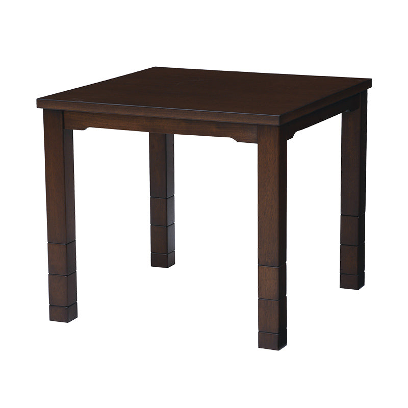 2人用ダイニングこたつ 高さ6段階調節可能 正方形 ハロゲンヒーター