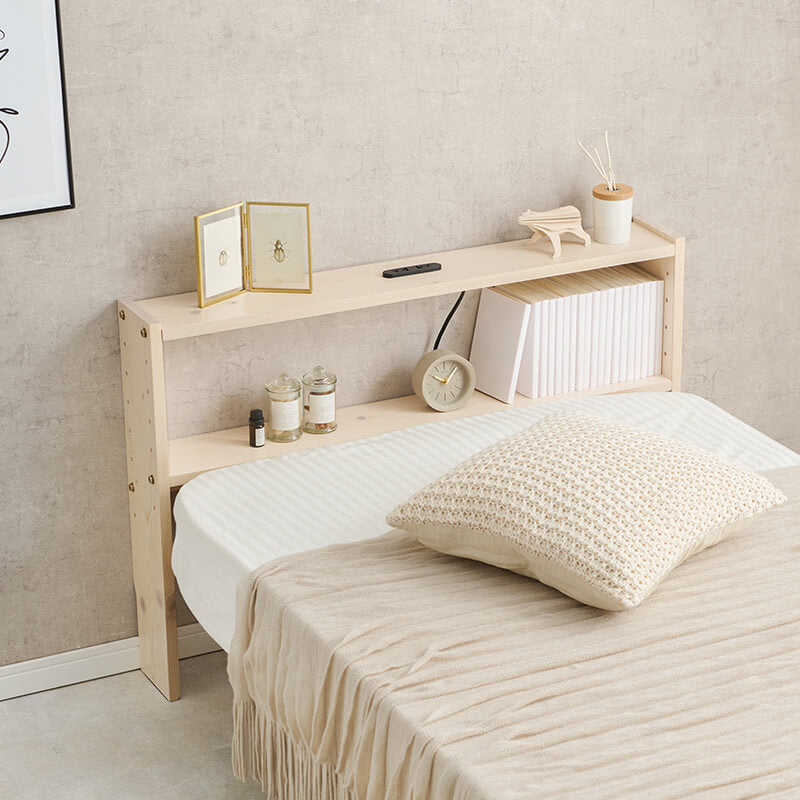 後付けヘッドボード コンセント付き [幅96][シングル専用