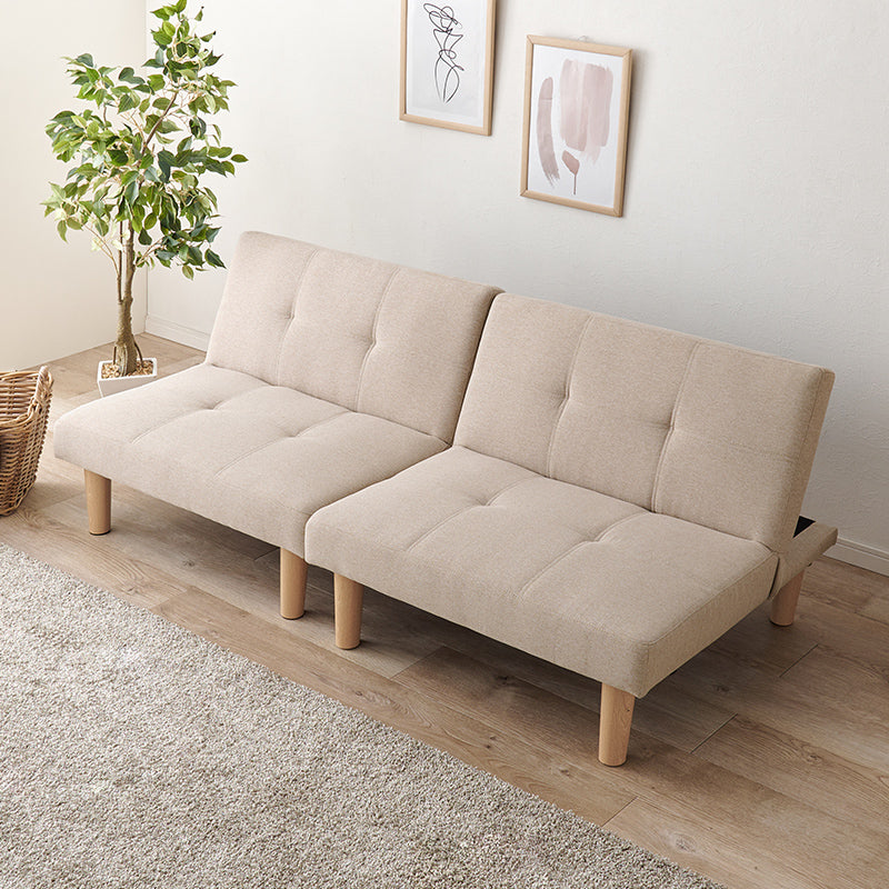 分割できる4WAYソファベッド [幅176] 2人掛け 3段階