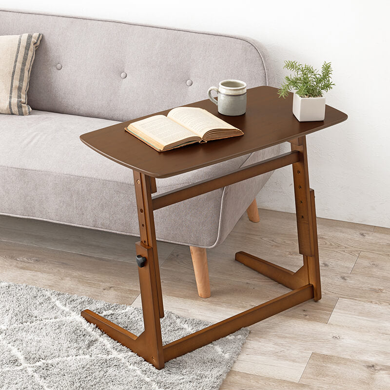 [幅65/80] 高さ4段階調節サイドテーブル