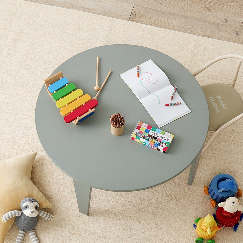 [2size] 8色から選べる折りたたみ円形テーブル couleur