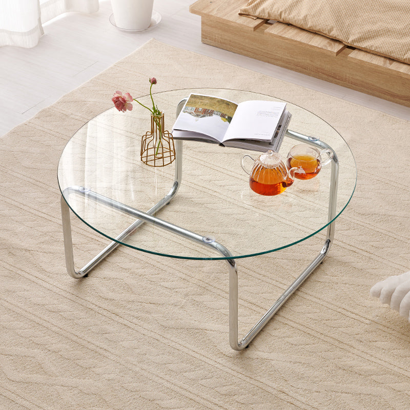 [3size] ガラスローテーブル