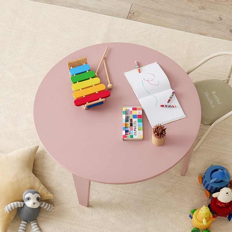 [2size] 8色から選べる折りたたみ円形テーブル couleur