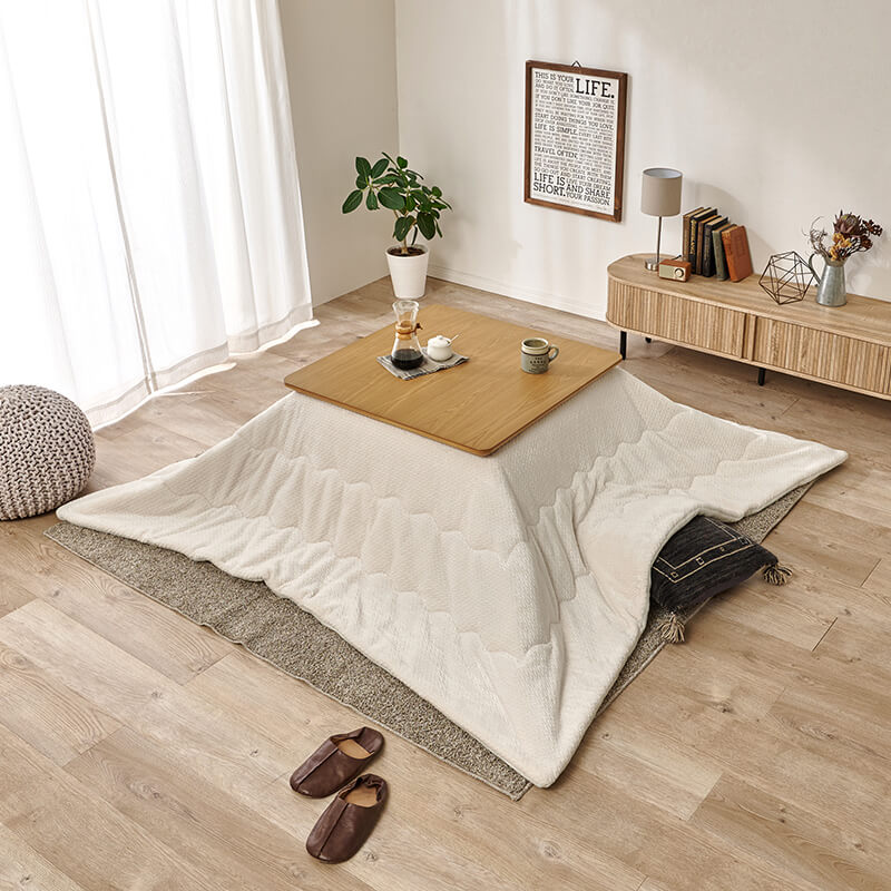 [幅80/105/120][単品/セット] 正方形・長方形こたつ 薄型ヒーター Rino