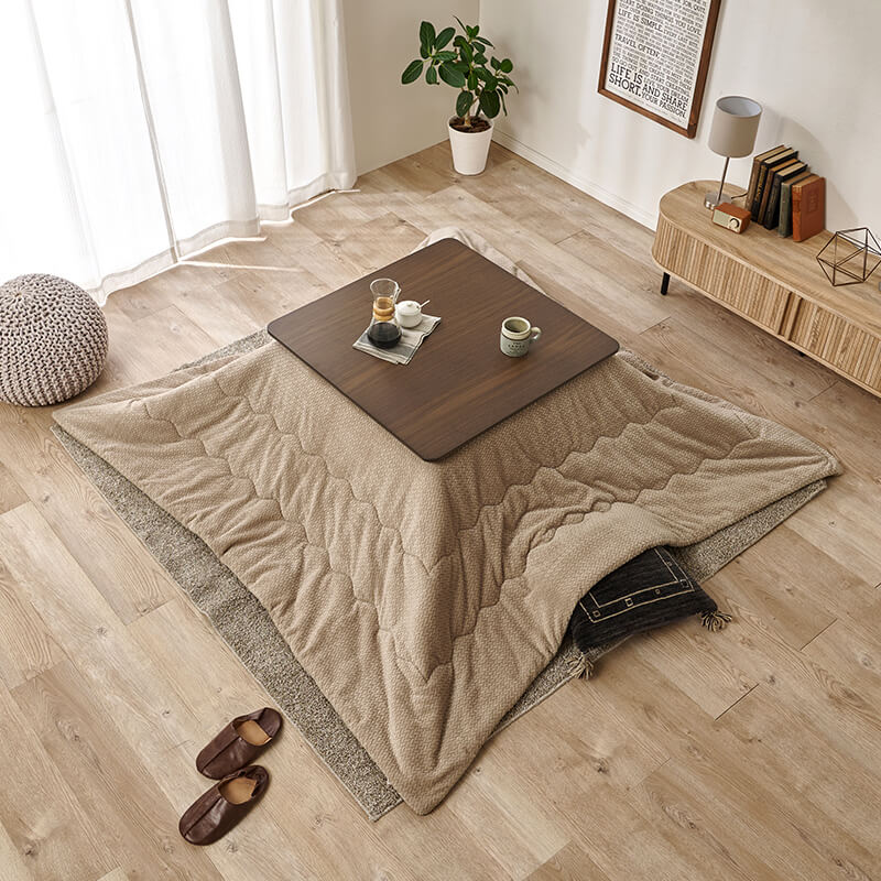 [幅80/105/120][単品/セット] 正方形・長方形こたつ 薄型ヒーター Rino