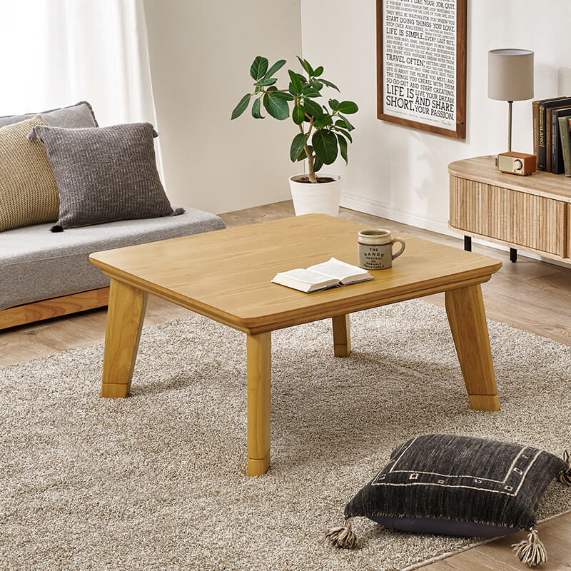 [幅80/105/120][単品/セット] 正方形・長方形こたつ 薄型ヒーター Rino