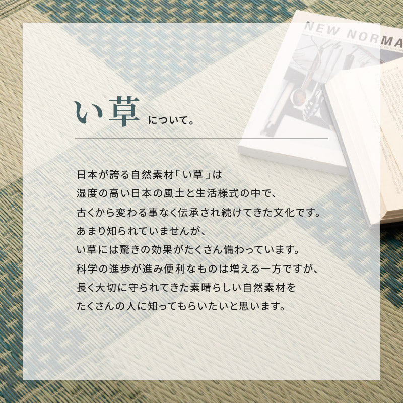 い草カーペット市松柄 うしお 【3畳･4.5畳･6畳･8畳】【江戸間】【裏貼り】い草ラグ い草柄上敷き い草花ござ 抗菌 防臭 帖物 い草ラグ い草カーペット 和モダン 井草 イグサ いぐさ 畳交換 畳替え 表替え