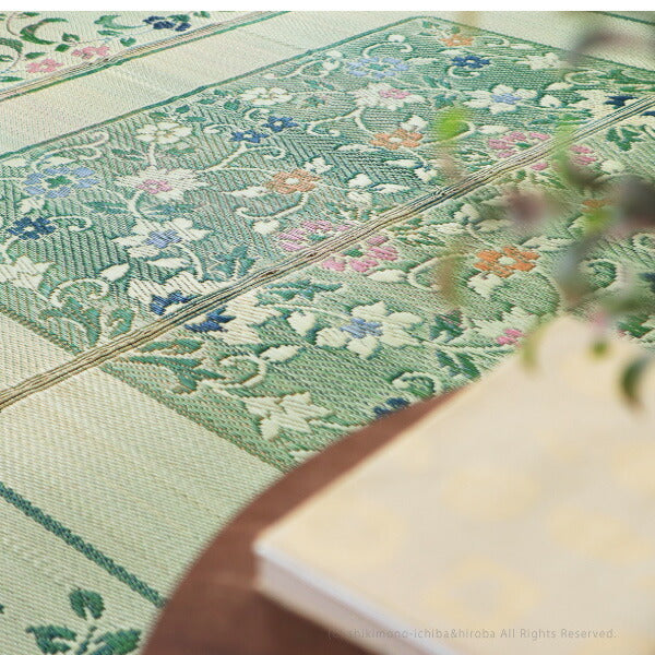 国産い草ラグ 約250×350cm 【約6畳】6帖 【長方形】【裏貼有