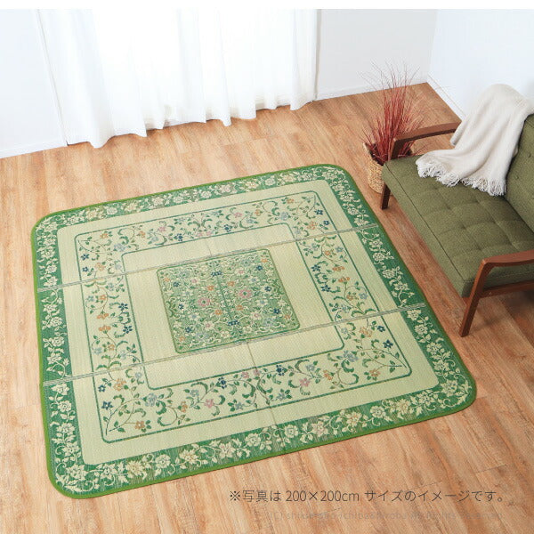 国産い草ラグ 約250×350cm 【約6畳】6帖 【長方形】【裏貼有