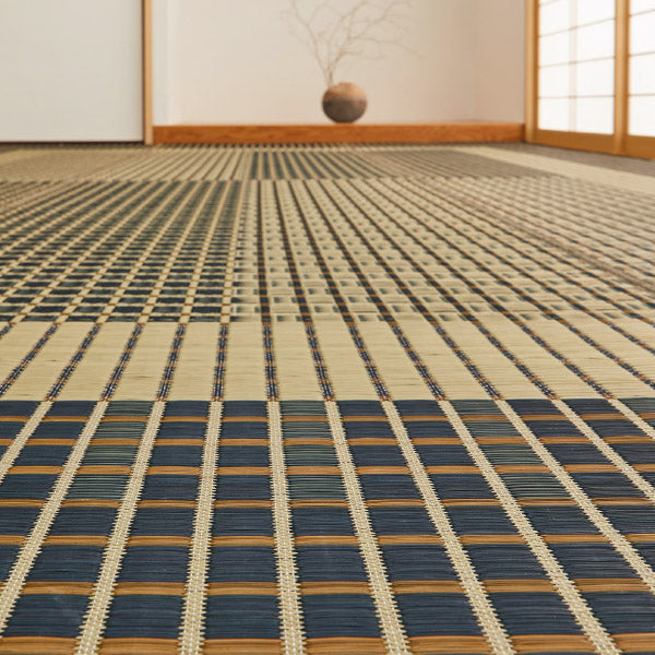 国産 い草ラグ【裏貼り】 約261×352cm【江戸間6畳】6帖 滑り止め加工