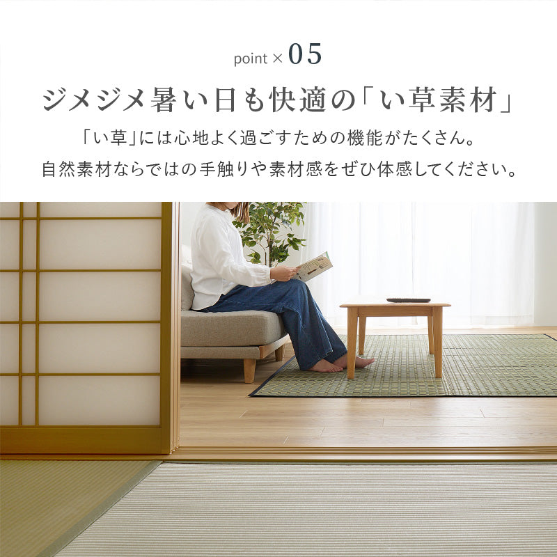 い草上敷き い草カーペット【2畳・3畳・4.5畳・6畳・8畳】【江戸間