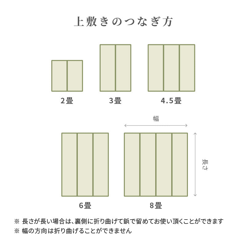 【新商品】[江戸間][2～8畳] い草柄上敷き い草カーペット モダン 涼み