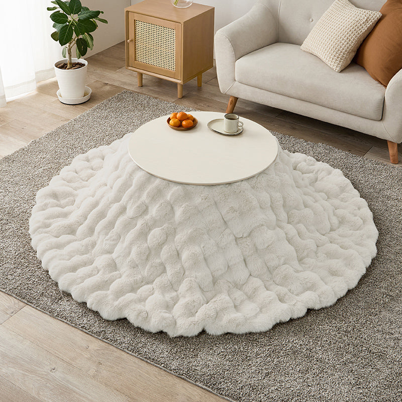 【新商品】[直径68][単品/セット] 折りたたみ円形こたつ Burana+Luna/moku moku/メレンゲ