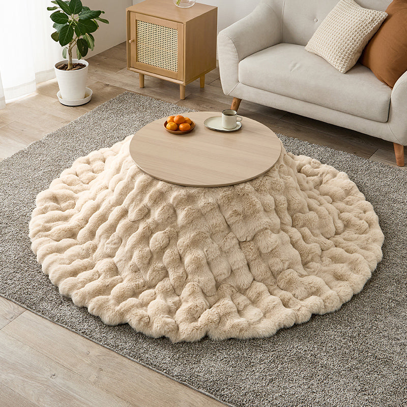 【新商品】[直径68][単品/セット] 折りたたみ円形こたつ Burana+Luna/moku moku/メレンゲ