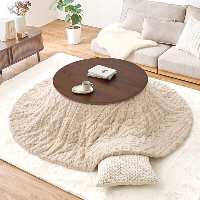 円形こたつ [直径85/105][単品/セット] Kreis/mokumoku | おしゃれな