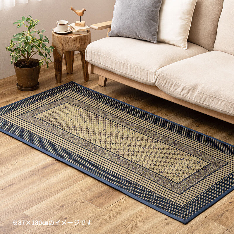 日本製 い草 玄関マット エルモード 【 60×90cm〜87×180cm 】国産 大判