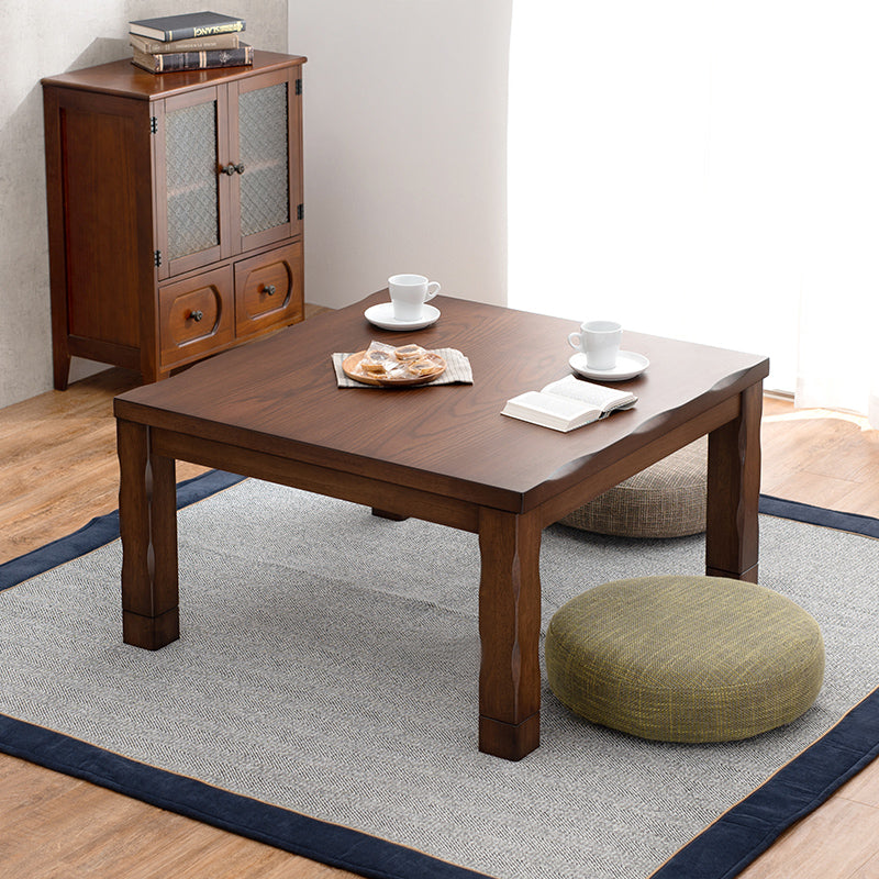 ダイニングこたつテーブル 正方形 ハロゲンヒーター 高さ4段階