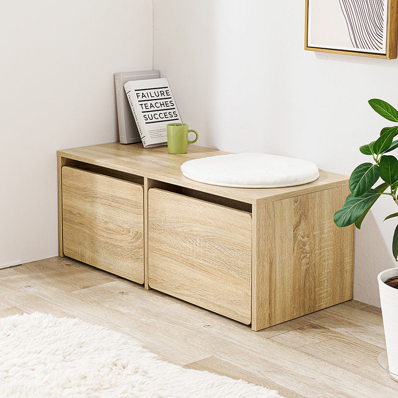 [幅60/90] 3WAYベンチ 収納 キッズテーブル