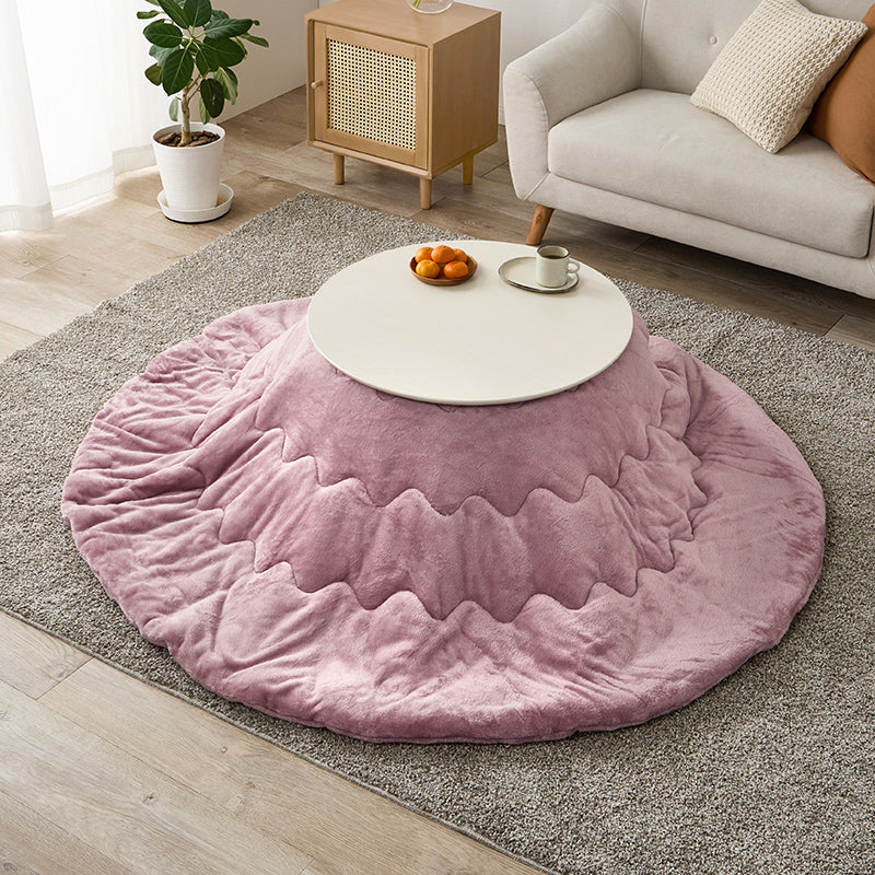 【新商品】[直径68][単品/セット] 折りたたみ円形こたつ Burana+Luna/moku moku/メレンゲ