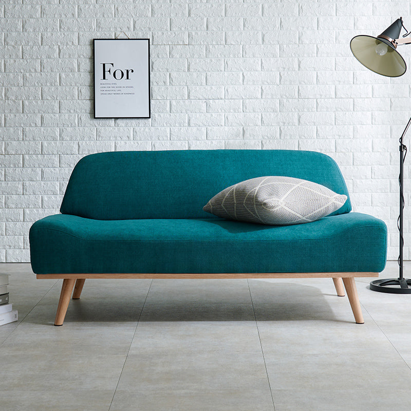 ソファ 2人掛け [幅135] アームレス 脚取り外し可能 北欧風 [生地